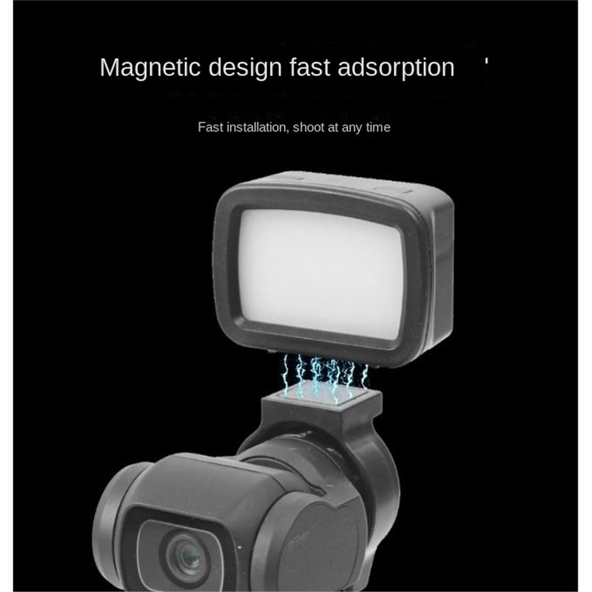 Photography Lighting - Pocket 3/4P Aksesuarları için Manyetik LED