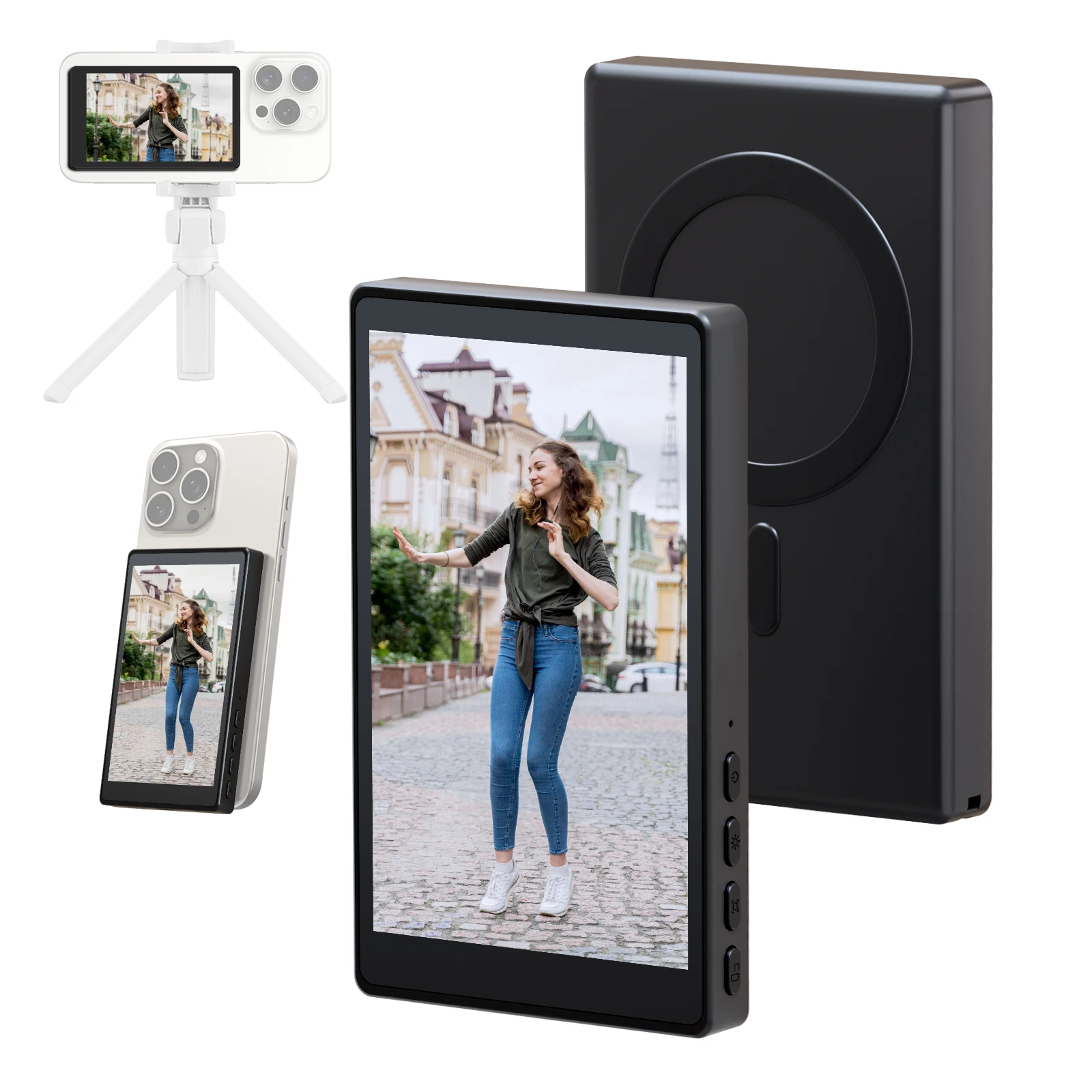 Photography Equipment - Kablosuz Monitör Arka Kamera Ekranı Akıllı