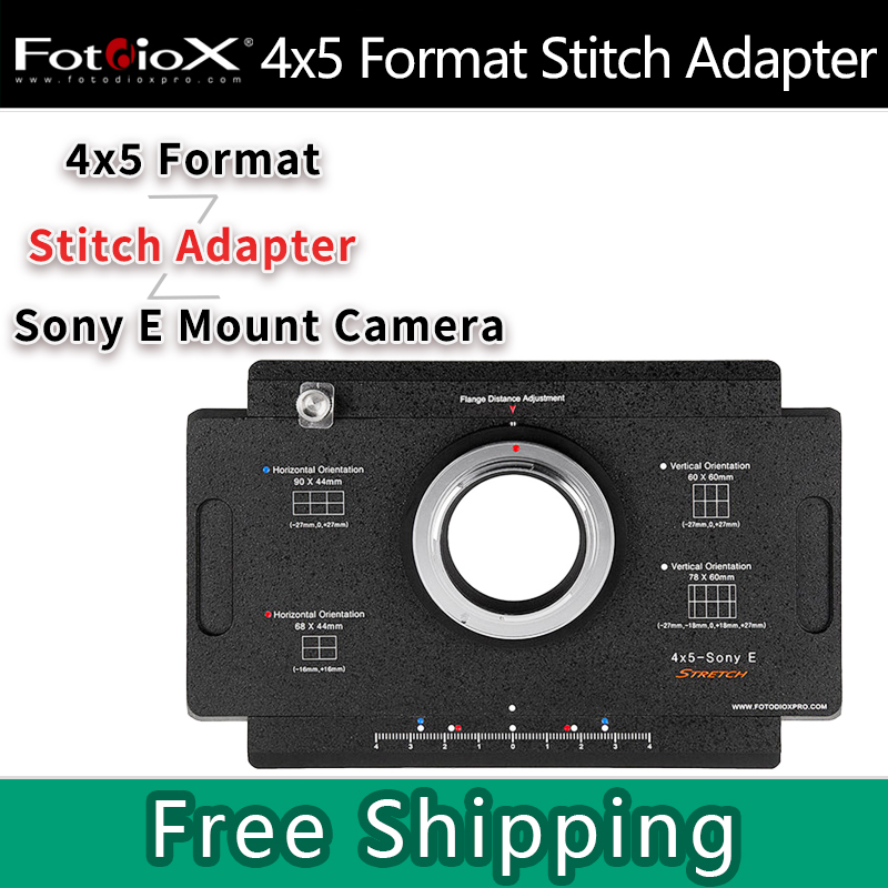 Sony Camera A7 Iv - Fotodiox 4x5 Geniş Format Ekleme/Dikiş adaptör
