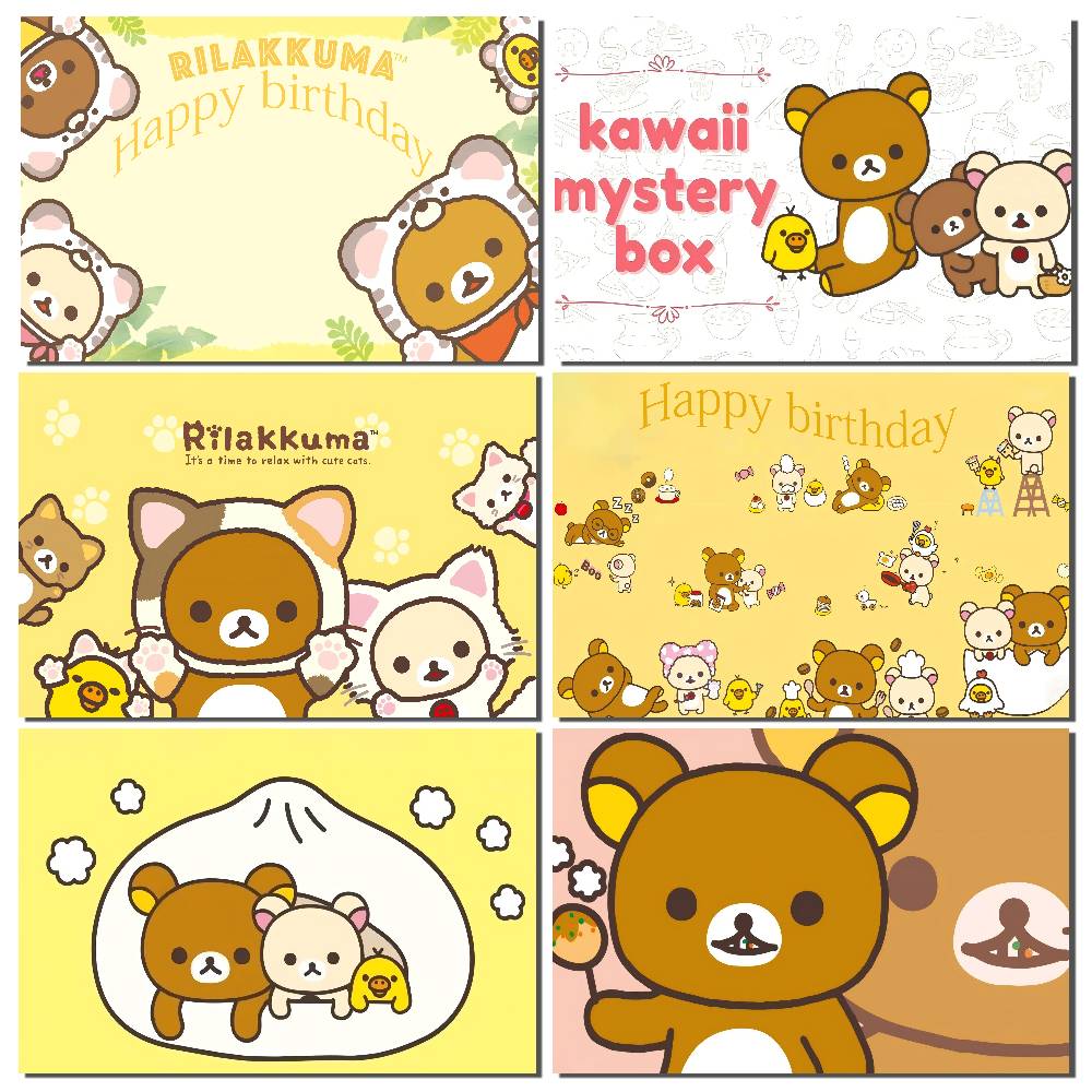 Photography Vintage Style - 1 adet Sevimli Rilakkuma Karikatür Tarzı