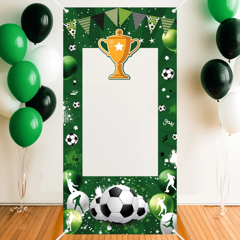 Photography Zebra - Parti Fotoğraf Kabini Dekorasyonu için Futbol