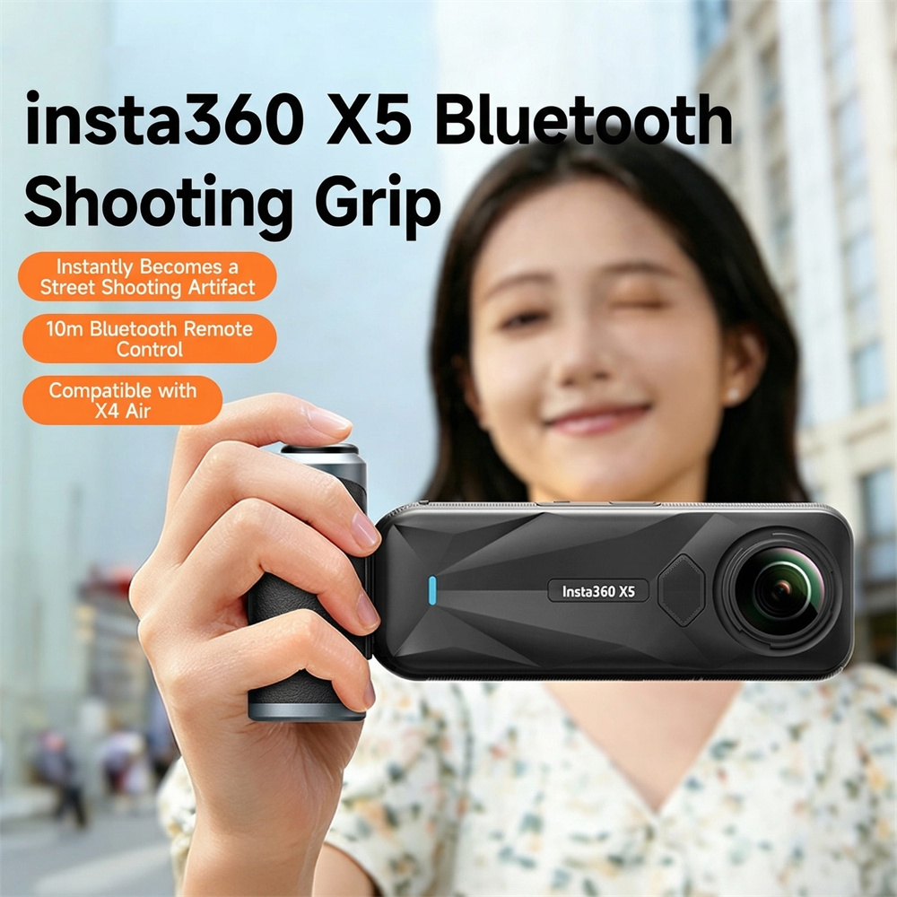 Photography Grip Insta360 X5 - VRIG GA-08SE Sokak Fotoğrafçılığı Tutacağı Insta360