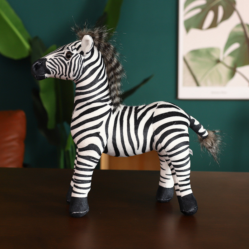 Photography Zebra - Beyaz Pelikan Yaratıcı Zebra Heykeli El