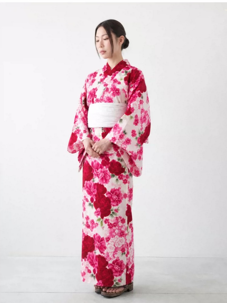 Photography Vintage Style - Kadın İki Parçalı Kimono Japon Stili