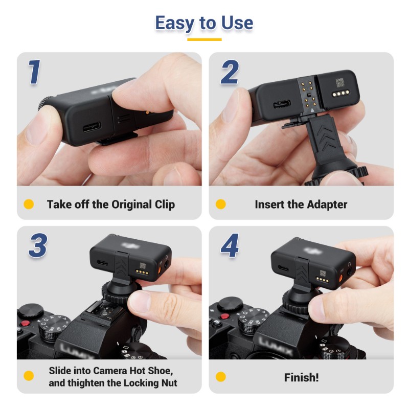DJI Mic için Soğuk Yuva Adaptö - Camera Cold Shoe incelemesi ve fiyatı