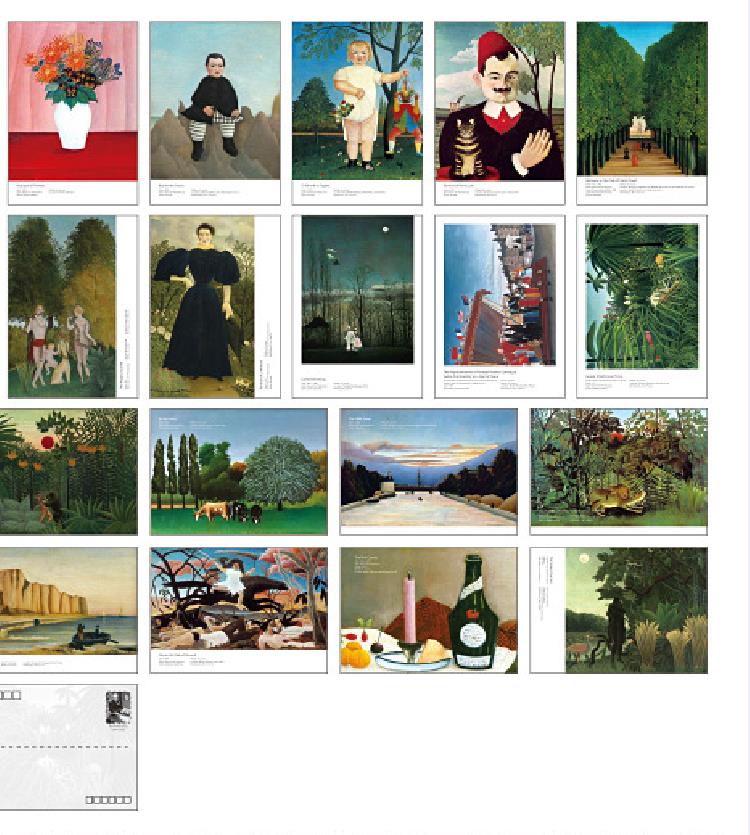 30 yaprak/Set Henri Rousseau Y - Photography Kit incelemesi ve fiyatı