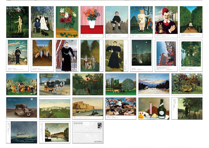 30 yaprak/Set Henri Rousseau Y - Photography Kit incelemesi ve fiyatı
