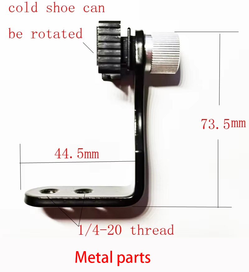 L tipi tam Metal soğuk ayakkab - Camera Cold Shoe incelemesi ve fiyatı