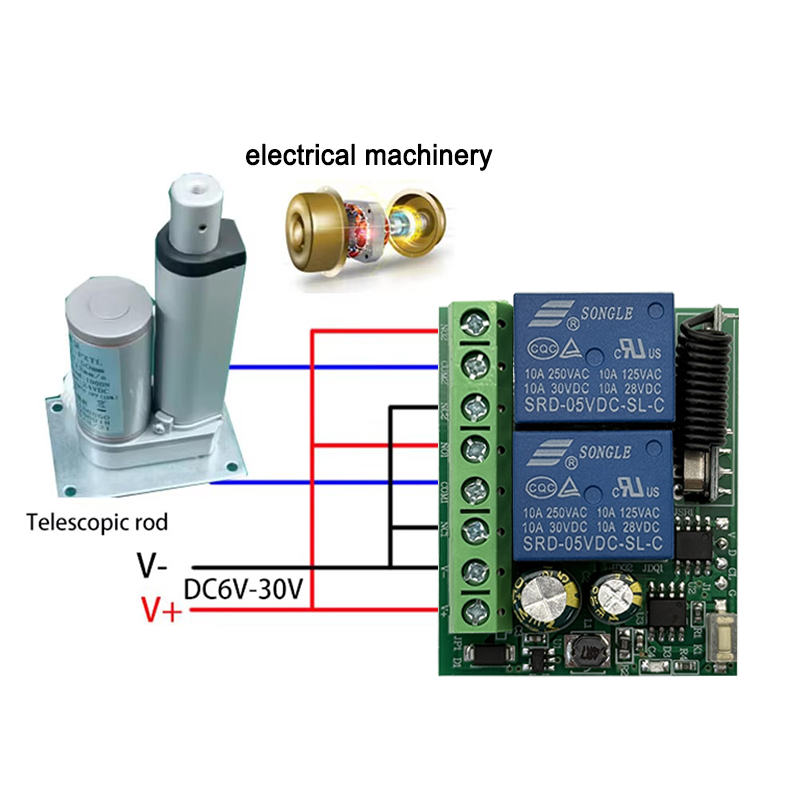 DC 12V 24V AC 220V RF433 2CH Ç - Remote Shutter Release incelemesi ve fiyatı