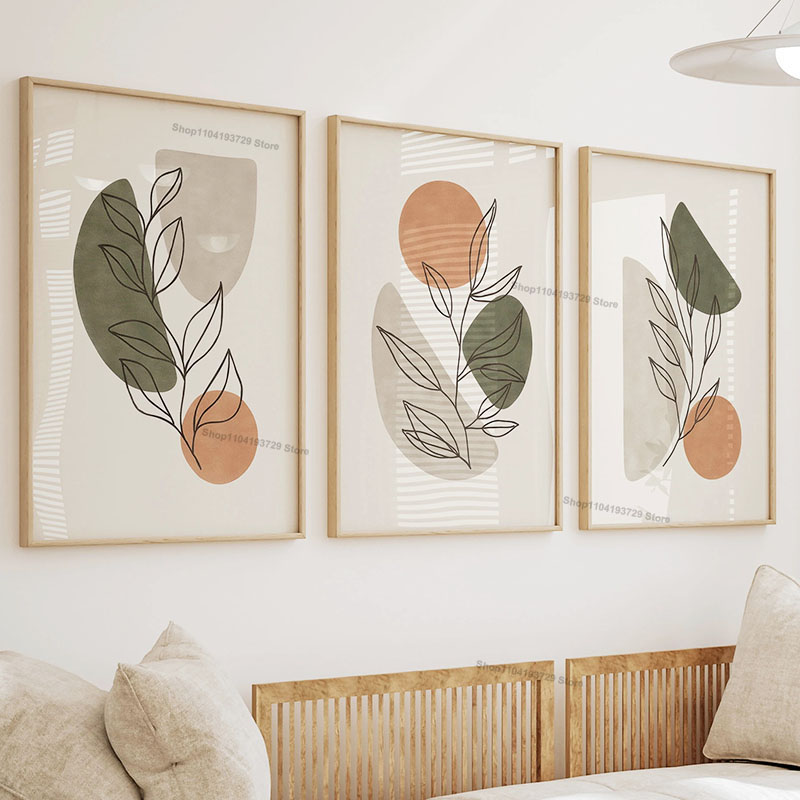 Boho Yeşil Turuncu Yaprak Güne - Photography Landscape incelemesi ve fiyatı