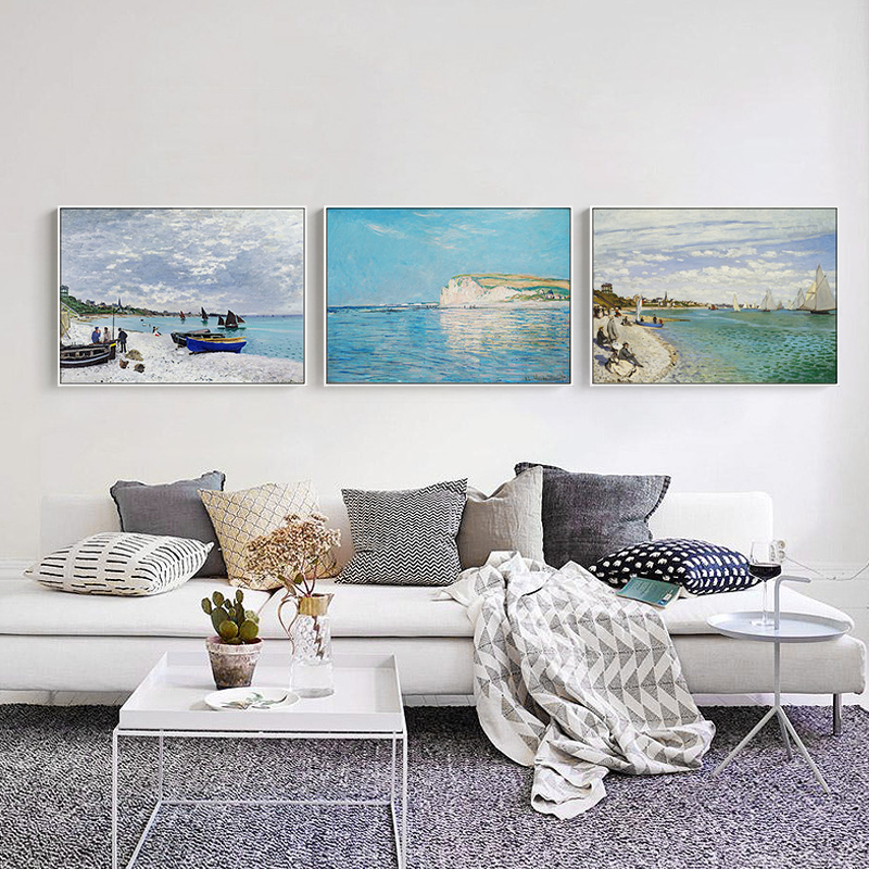 Ünlü Monet Posteri Tuval Boyam - Photography Landscape incelemesi ve fiyatı