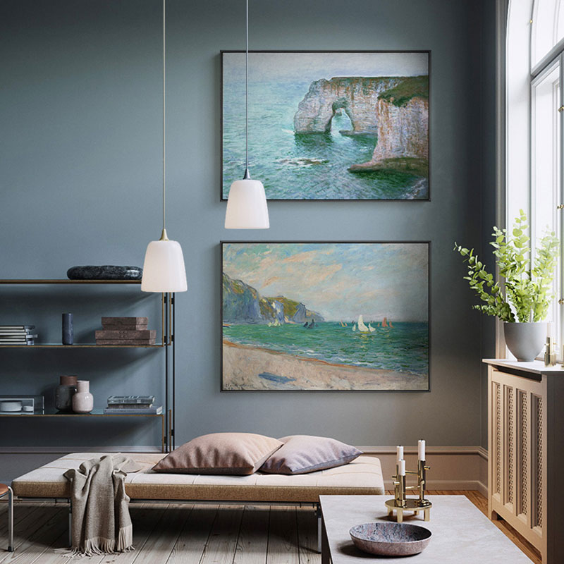 Ünlü Monet Posteri Tuval Boyam - Photography Landscape incelemesi ve fiyatı