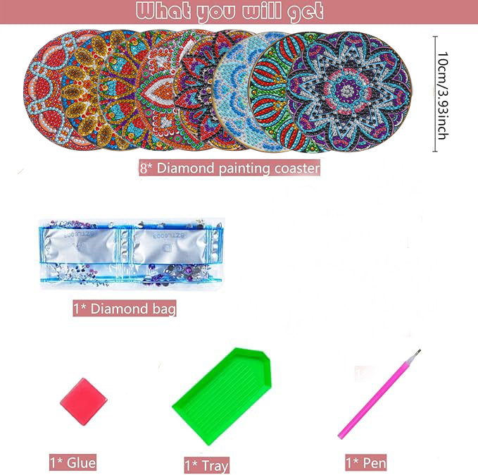 8 Parça DIY Elmas Boyama Sanat - Photography Kit incelemesi ve fiyatı