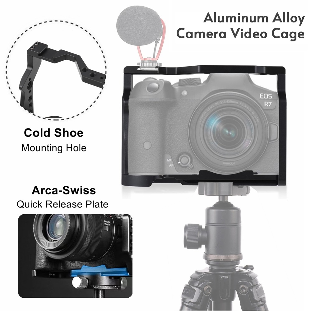 Canon EOS R7 Kamera Kafesi Kor - Camera Cold Shoe incelemesi ve fiyatı