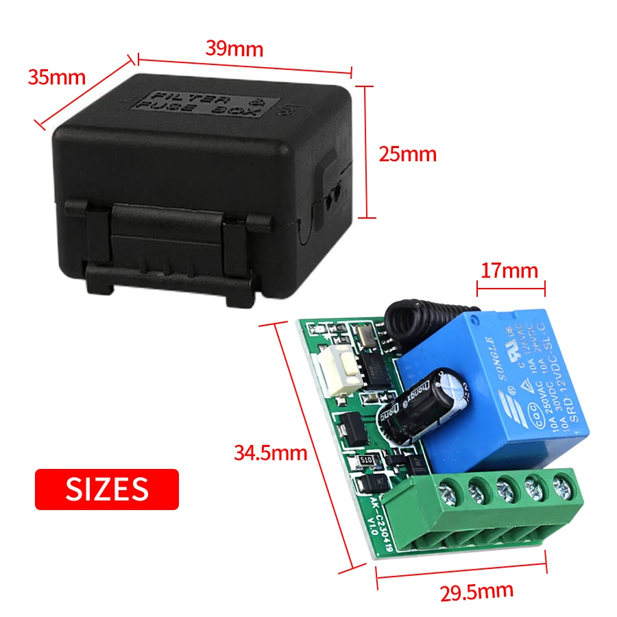 DC12V 1CH 10A Röle Alıcı Veric - Remote Shutter Release incelemesi ve fiyatı