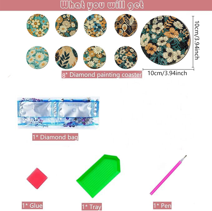 8 Parça DIY Elmas Boyama Sanat - Photography Kit incelemesi ve fiyatı